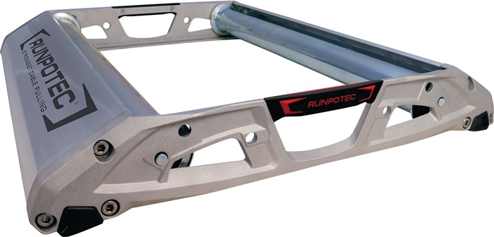 Runpotec Kabelabroller PRO 530 Ø 1000 mm Tragfähigkeit 215 kg Trommelbreite max. 53 cm