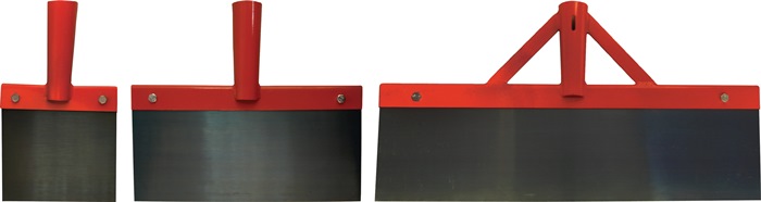 Quality Brand Stoßscharre Breite 150 mm gehärtet, ohne Stiel Stahl