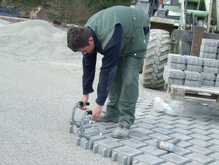 Probst Pflasterboy PB Greifbereich 150-240 mm Tragfähigkeit 10 kg Gewicht 1 kg, galvanisch verzinkt
