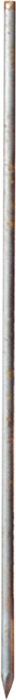 Schake Schnureisen Länge 1200 mm Ø 18 mm Rundstahl inklusive Fase und Vierkantspitze 2,4 kg