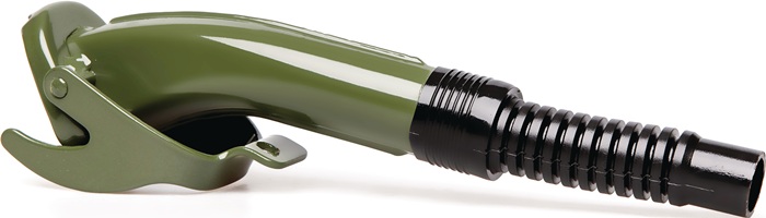 VALPRO Ausgießstutzen für Benzin/Diesel o.Fehlbetankungssperre Länge 280 mm Breite 68 mm grün Höhe 60 mm 240 g