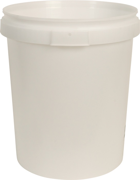 BERDAL Anrühreimer GRIPLINE-O 30 l 25 Liter-Skala weiß