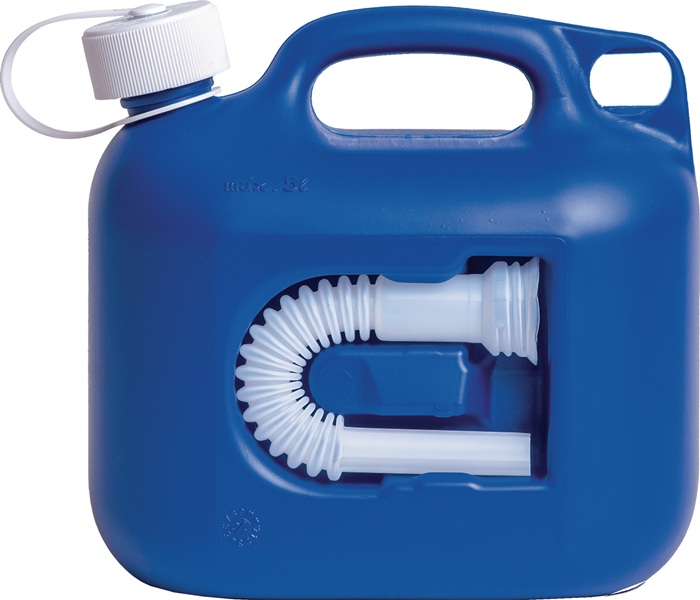 Hünersdorff AdBlue-Kanister 5 l blau HDPE L265xB147xH247mm