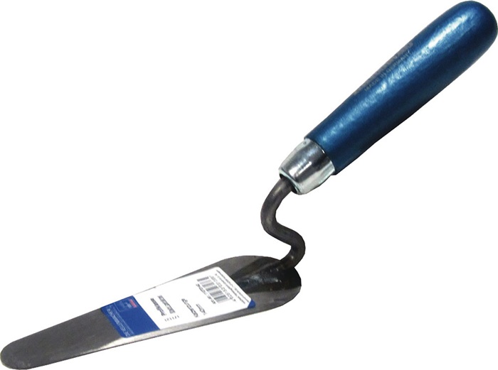 HAROMAC Katzenzungenkelle Länge 140 mm Buchenholzgriff rostfreier Edelstahl