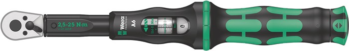Wera Drehmomentschlüssel Click-Torque A 6 1/4 ″ 2,5 - 25 Nm
