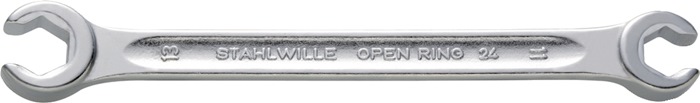 STAHLWILLE Doppelringschlüssel OPEN-RING 24 11 x 13 mm 170 mm mit 6kant