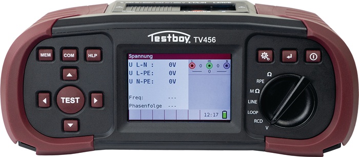 Testboy Installationsprüfgerät TV 456 zur Prüfung elektrischer Anlagen