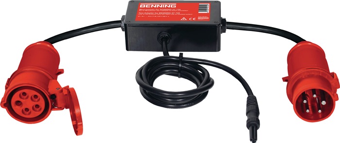 Benning Messadapter für 3-phasige Verbraucher aktiv 32 A CEE 5-polig