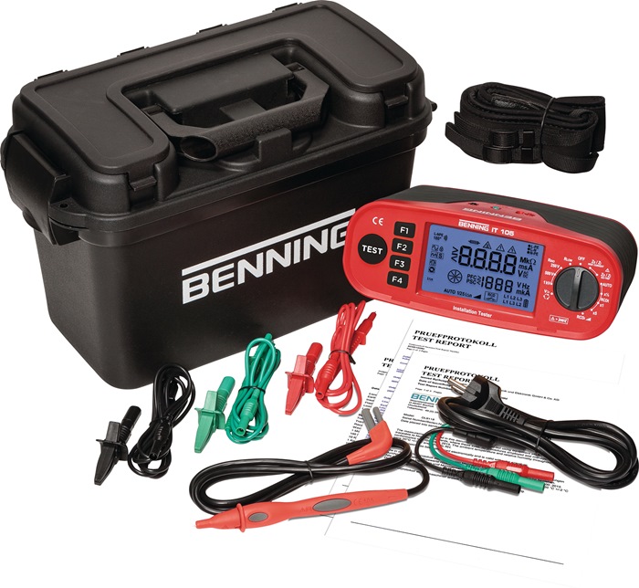 Benning Installationsprüfgerät IT 105 zur Prüfung elektrischer Anlagen