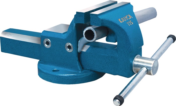 KANCA Parallelschraubstock Fortissimo Fix Backenbreite 150 mm Spannweite 190 mm geschmiedet