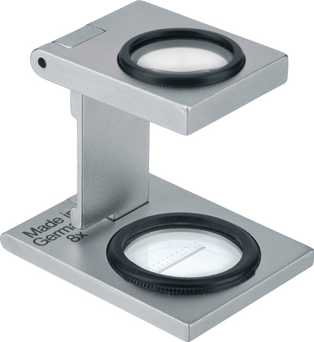 SCHWEIZER Fadenzähler Tech-Line 8x Linsen-Ø 16,3 mm