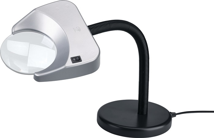 SCHWEIZER Standlupenleuchte Tech-Line Vergrößerung 2x LED Linsen-Ø 120 mm