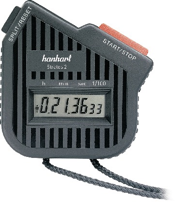 HANHART Stoppuhr Stratos 2 1/100 Sek. digital