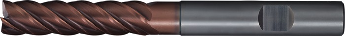 PROMAT Schaftfräser Typ N Nenn-Ø 3 mm Einsatzlänge 12 mm VHM TiAlN DIN 6535 HB Schneidenanzahl 4 extra lang