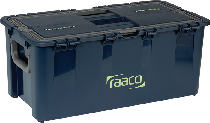 raaco Werkzeugkoffer Compact 37 B540xT300xH230mm 7 Einsteckfächer Polypropylen