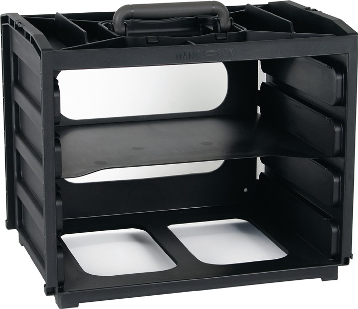 raaco Sortimentskastentresor B376xT310xH265mm 4 Fächer ohne Sortimentskästen Polypropylen