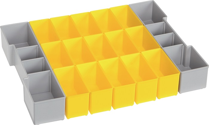 BS Systems Einteilungsset L-BOXX® B3 LB 102 B378xT313xH65mm gelb/grau