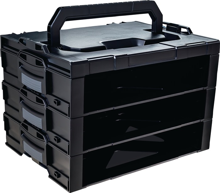 BS Systems Sortimentskastentresor i-BOXX® Rack 3er Block B442xT304xH342mm ABS