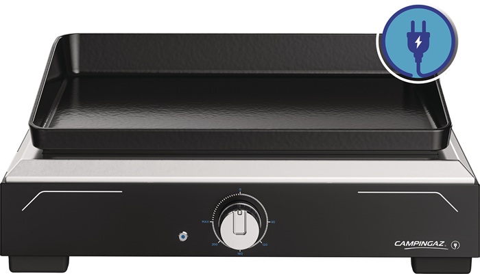 CAMPINGAZ Elektrogrill Plancha Electric 1 XD gusseiserne Kontaktgrillplatte