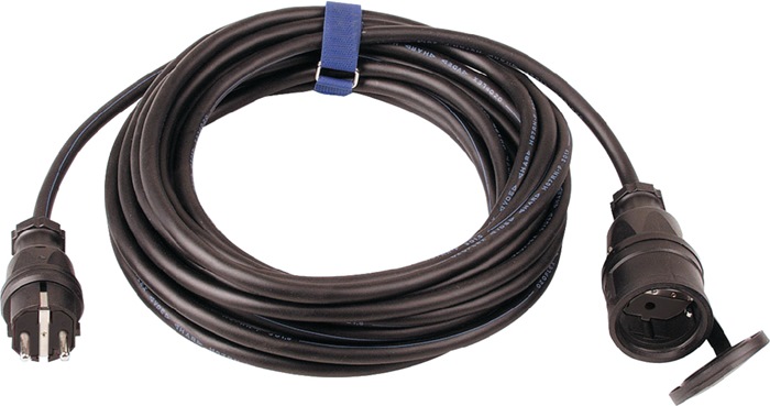 JÄGER Schutzkontaktverlängerung 16 A 250 V 3 x 1,5 mm² 50 m H07RN-F schwarz IP44