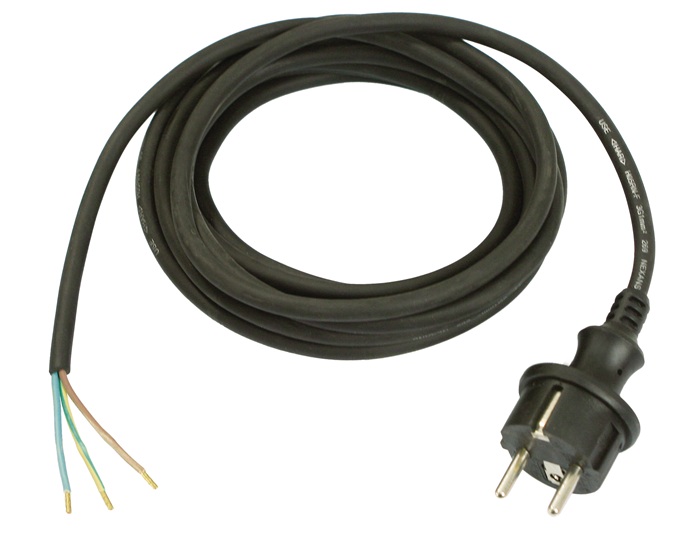 WEINGÄRTNER Anschlussleitung H07RN-F 3x1,5 mm² 5 m Schutzkontaktstecker