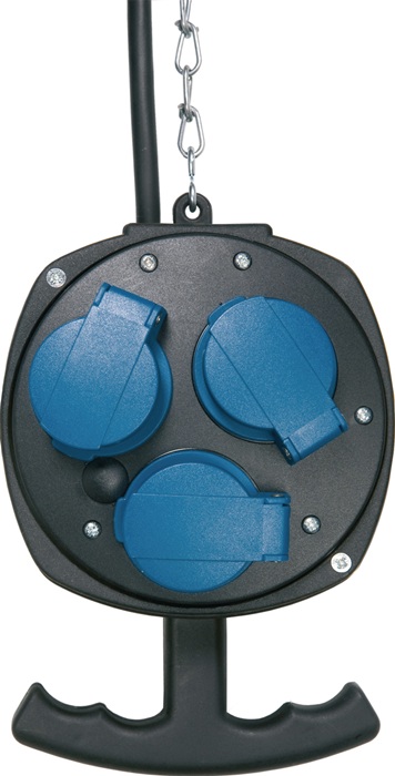 WEINGÄRTNER Hängestromverteiler CEE 5-polig 400V/16 A 2x CEE 5-polig 400V/16A 6h + 3x 230V/16A H07RN-F 5G1,5