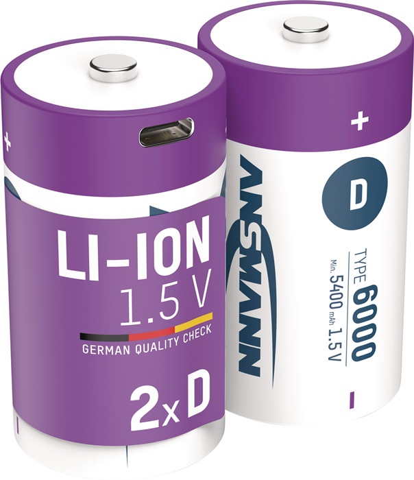 ANSMANN Akkuzelle 1,5 V 5400 mAh