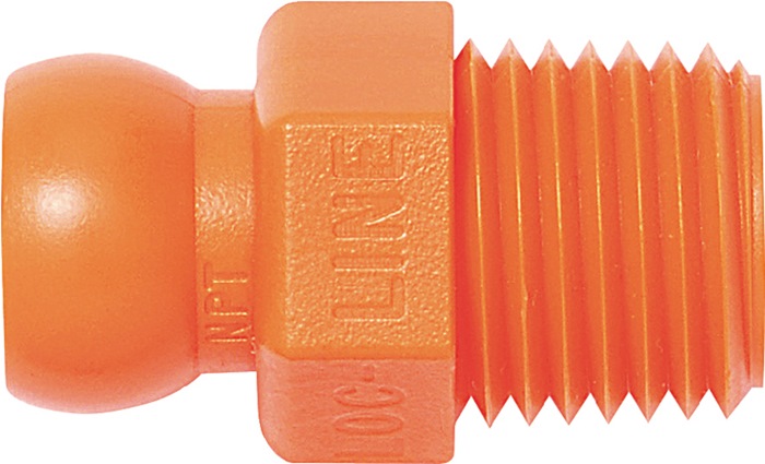 LOC-LINE Gewindenippel Größe 1/4 ″ NPT R 1/4