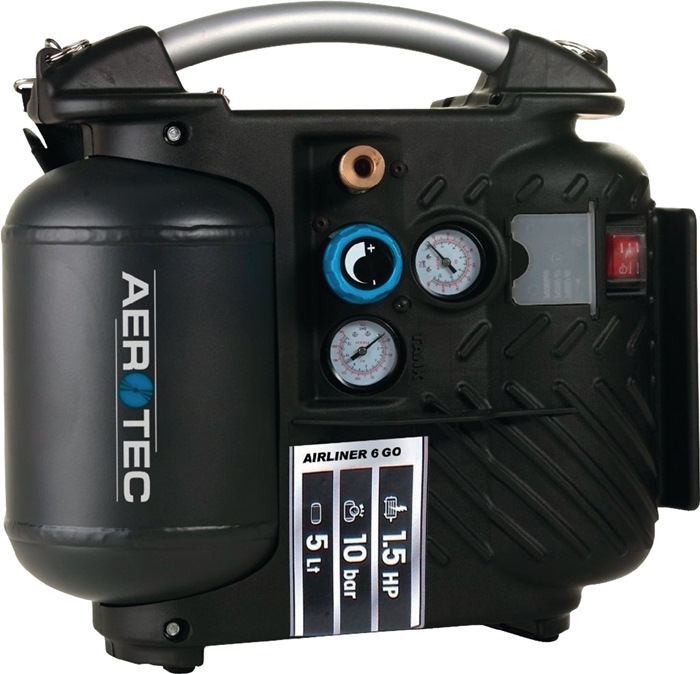 AEROTEC Kompressor Airliner 5 GO 200 l/min 10 bar 1,1 kW 230 V50 Hz 5 l