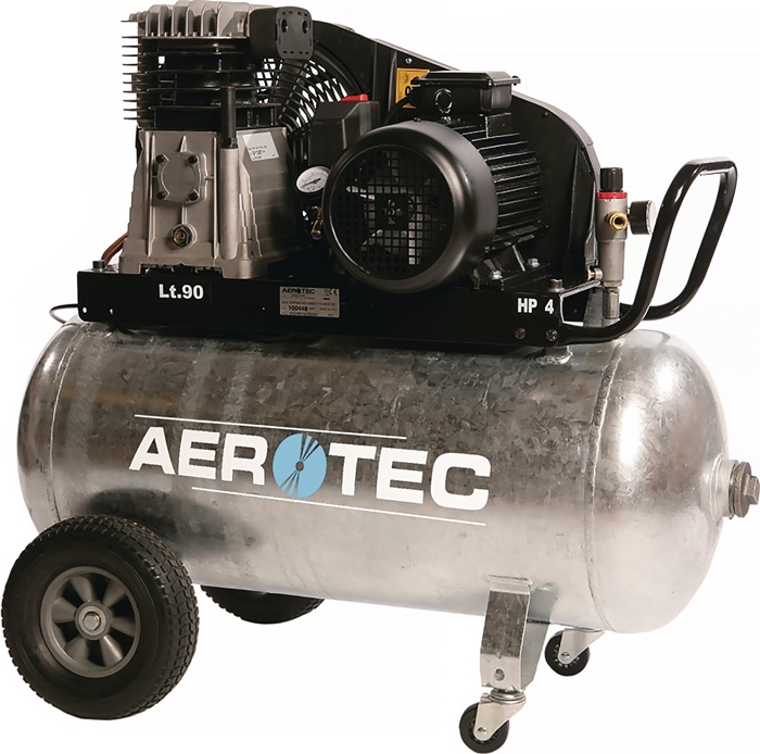 AEROTEC Kompressor 600-90 Z verzinkt 600 l/min 10 bar 3 kW 400 V50 Hz 90 l