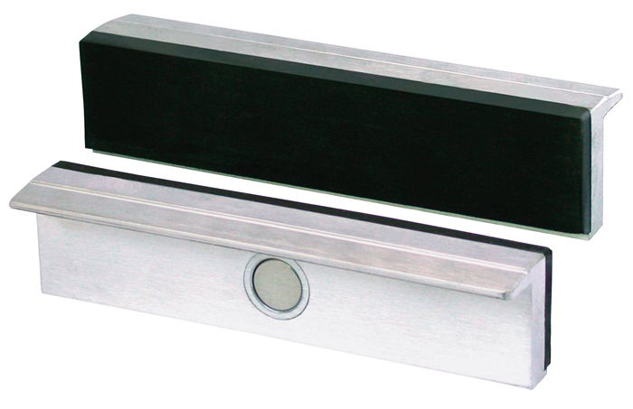 Heuer Schraubstockschutzbacke Typ G für Backenbreite 180 mm Gummibelag Aluminium