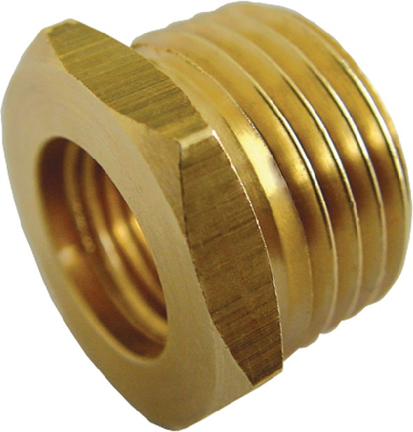 ewo Reduziernippel Messing Außengewinde G 1/2 ″ Innengewinde G 1/4 ″