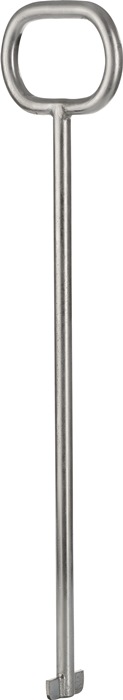 HÄRKE Kanaldeckelheber Länge 600 mm mit Schlitzfuß verzinkt