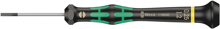 Wera Elektronik-Feinmechanik-Schraubendreher 2035 1,2 mm Klingenlänge 40 mm
