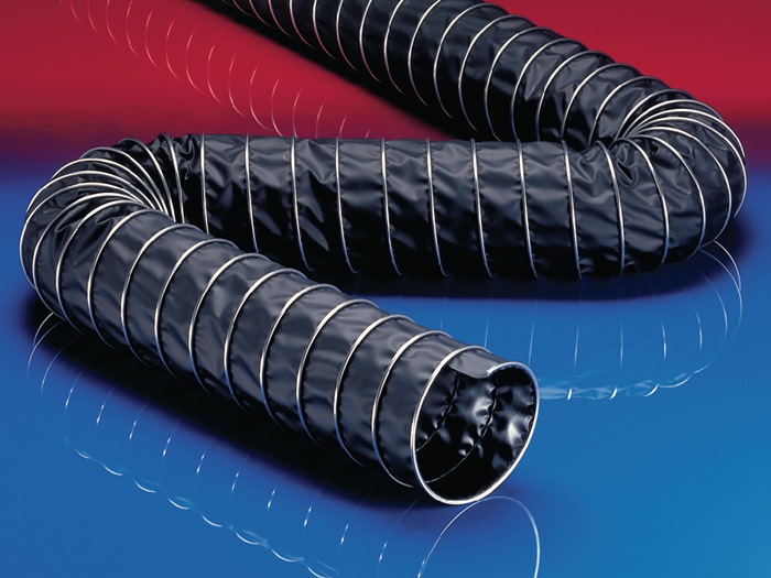 NORRES Absaug- und Gebläseschlauch CP VITON® 459 EC Innen-Ø 250 mm Außen-Ø 262,00 mm 6 mm Länge 3 m