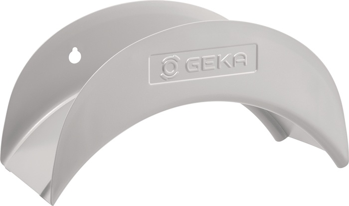 GEKA Wandschlauchhalter Breite 280 mm Tiefe 130 mm silber pulverschichtet