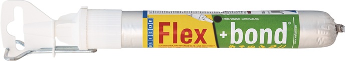 Weicon Kleb- und Dichtstoff Flex+bond® schwarz 85 ml