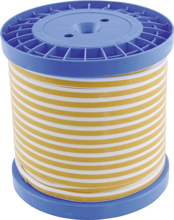 WST Flachdichtungsband 4360 L25 mxB3 mm braun 1,5 mm PTFE