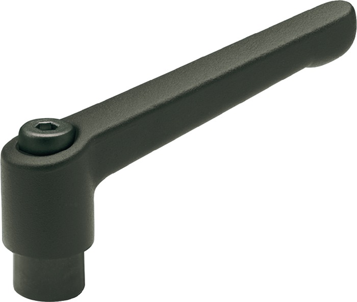 GANTER GRIFF Verstellbarer Klemmhebel GN 300 d1 M 10 mm l1 78 mm l2 - mm Innengewinde
