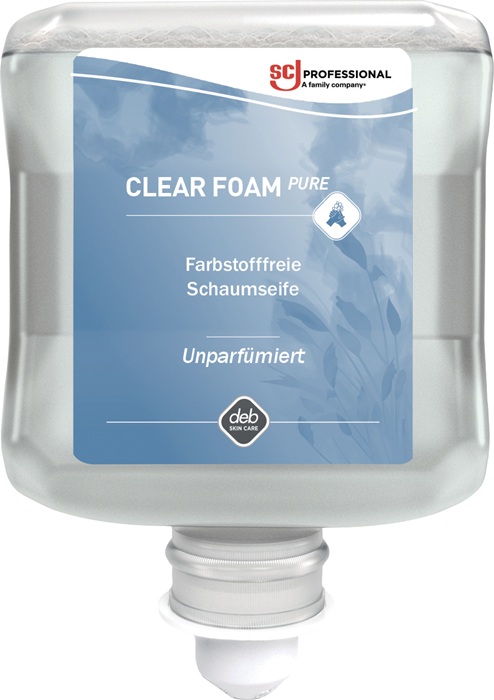 SC JOHNSON Schaumseife Clear FOAM Pure 1 l passend für 4707 020 186 ohne Duft-/Farbstoffe