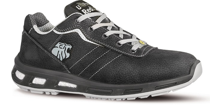U-Power Sicherheitsschuh Club Größe 46 W. 11 schwarz S3S CI FO SR ESD EN ISO 20345:2022 Nubukleder