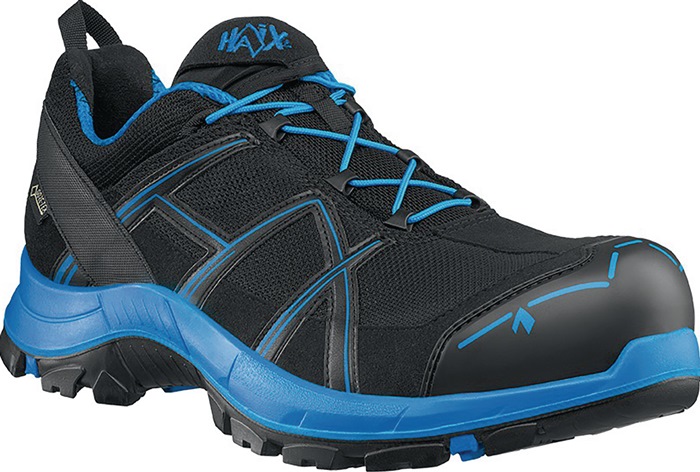 HAIX Sicherheitsschuh BE Safety 40.1 low Größe 9 (43) schwarz/blau S3 HRO HI CI WR SRC ESD EN ISO 20345 Mikrofaser/Textil