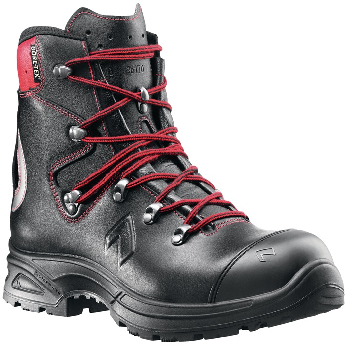 HAIX Sicherheitsstiefel AIRPOWER® XR3 Größe 11 (46) W. 11 schwarz/rot S3 HRO HI CI WR SRC EN ISO 20345 Waterproof Leder