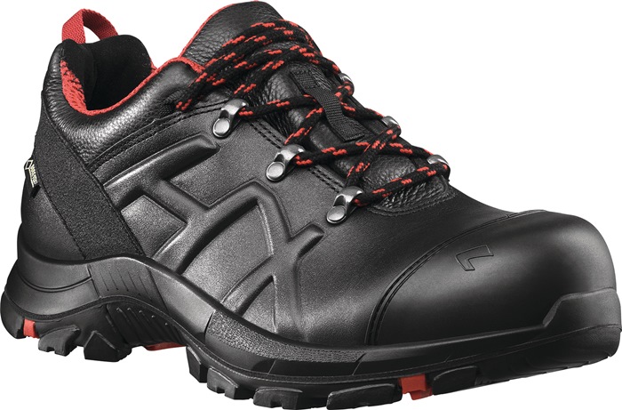 HAIX Sicherheitsschuh BE Safety 54 low Größe 8 (42) W. medium schwarz/rot S3 HRO HI CI WR SRC ESD EN ISO 20345 Leder