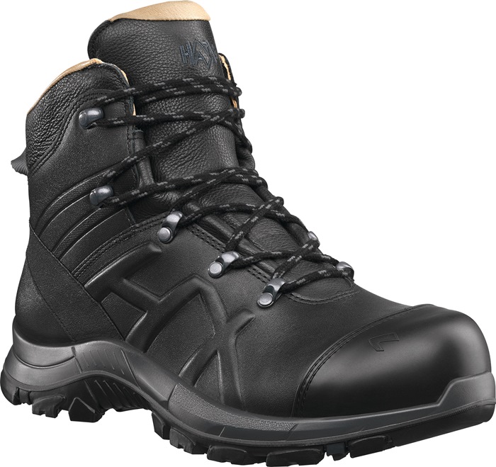HAIX Sicherheitsstiefel BE Safety 56LL Mid Größe 10 (45) schwarz S3 ESD HRO HI CI WR SRC EN ISO 20345 Waterproof Leder