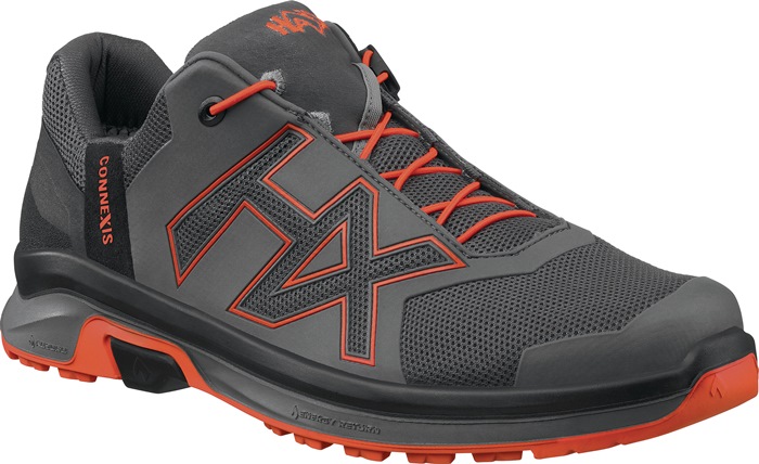 HAIX Freizeitschuh CONNEXIS Go GTX low Größe 11 (46) grau/orange Mikrofaser/Textil GORE-TEX, wasserdicht