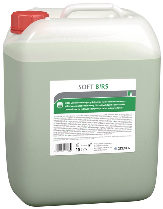 GREVEN Hautreinigungslotion ® SOFT B/RS 10 l Kanister passend für 8000 339 356 mittlere bis starke Verschmutzungen