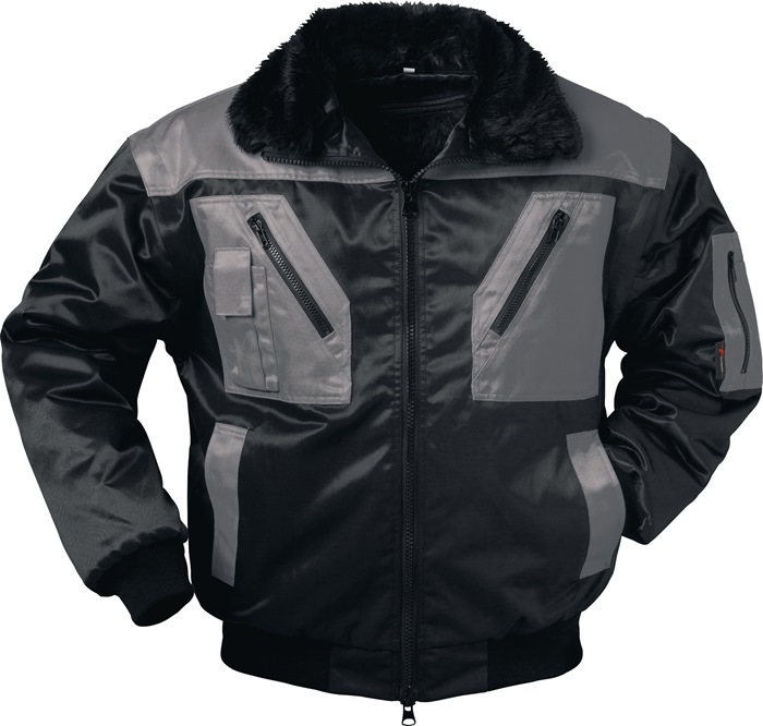 NORWAY Pilotjacke ASKIM Größe L schwarz/grau