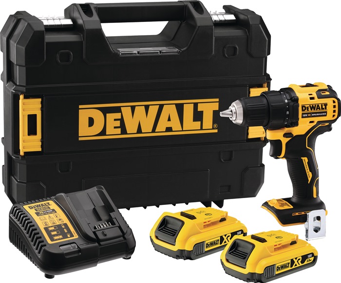 DeWALT Akkubohrschrauber DCD 708 D2T 18 V 2 Ah 1,5-13 mm