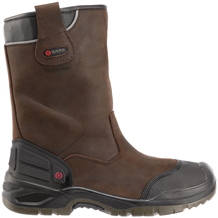 BAAK Sicherheitsschlupfstiefel Hercules Größe 43 W. 11 braun S3 SRC WR EN ISO 20345 Glattleder